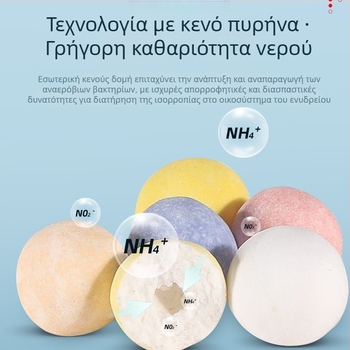 Jingye Υλικό Φιλτραρίσματος Μπάλες Καθαρισμού, 0.5 kg, Ποιότητα Νερού