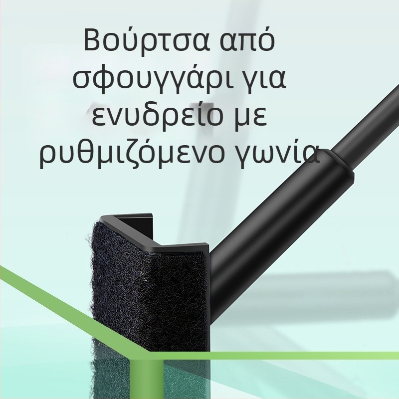 Pet sound πεντά σε ένα τηλεσκοπικό εργαλείο καθαρισμού ενυδρείου με μακριά λαβή, βούρτσα καθαρισμού, σωλήνας από πλαστικό και γυάλινες ίνες, βάρος 850 g, σετ 5 τεμαχίων