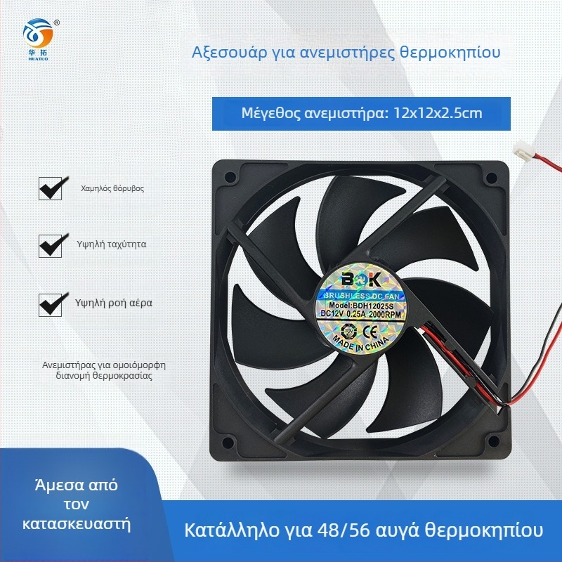 Εξοπλισμός εκκόλαψης, HUATUO Mini Fan, μοντέλο Mini Fan, έλεγχος θερμοκρασίας 37–39°C, κατάλληλο για πτηνοτροφία