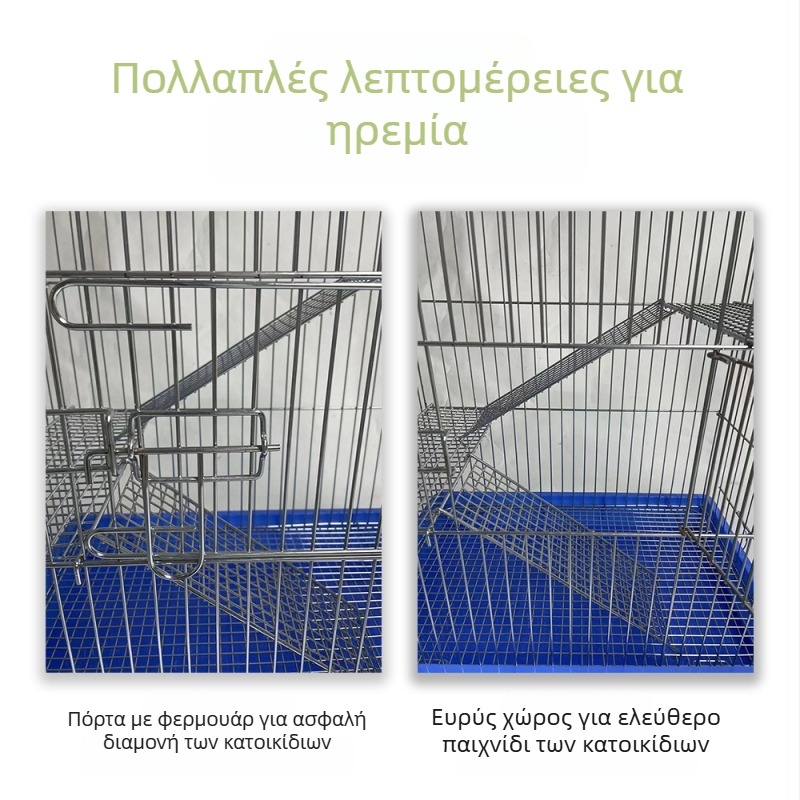 Κλουβί για κουνέλια — Μεταλλικό Πλέγμα, Για Κουνέλια, Φωλιά Κατοικίδιων