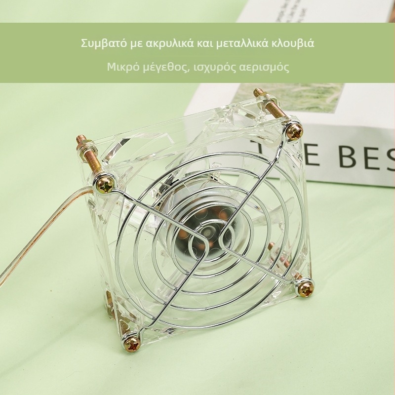 Ανεμιστήρας ψύξης για μικρά κατοικίδια (χαμστερ) | ακρυλική κατασκευή | δυνατότητα ιδιωτικής ετικέτας με άδεια | εξοπλισμός για κατοικίδια