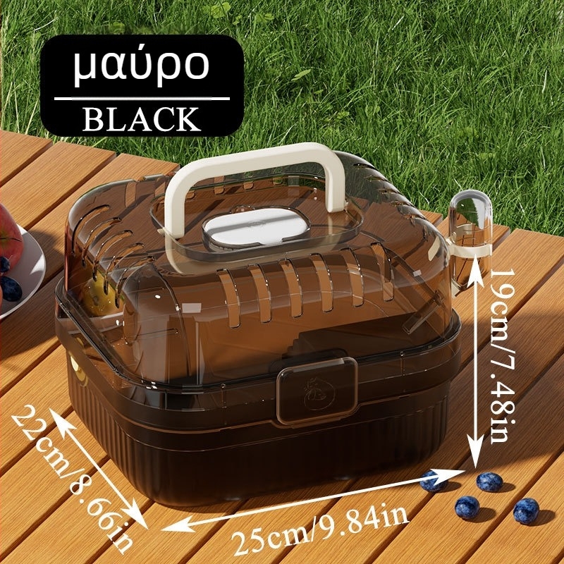 Κλουβί για χάμστερ – PP υλικό, τετράγωνο σχήμα, αεριζόμενο και διαπνέον, κατάλληλο για εσωτερική χρήση