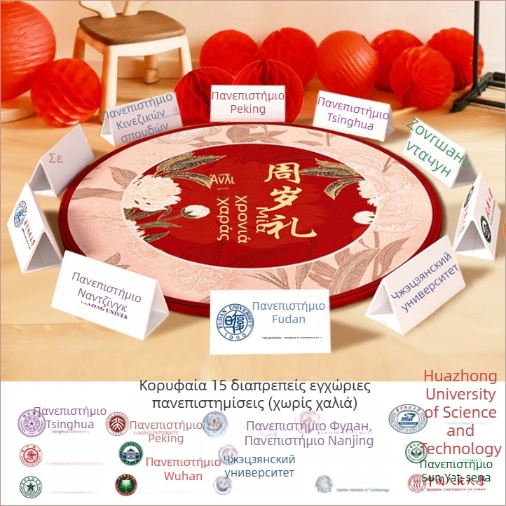 Σετ Προϊόντων για τον Πρώτο Γενέθλιο Εορτασμό — Μοντέρνο και Απλό Σχέδιο, Διατάξεις Χώρου για Τελετή, Μάρκα Imena, Υλικό Jam