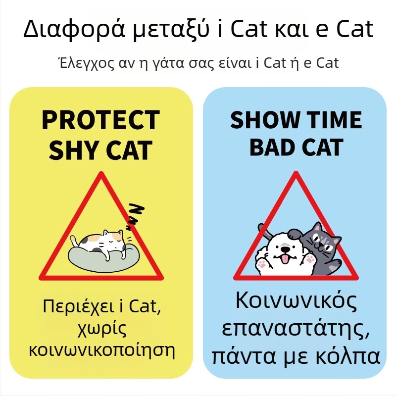 MAIZAI Ξύλινη Φωλιά Γάτας – Φωλιά σε Σχήμα Πινακίδας Δρόμου για Γάτες