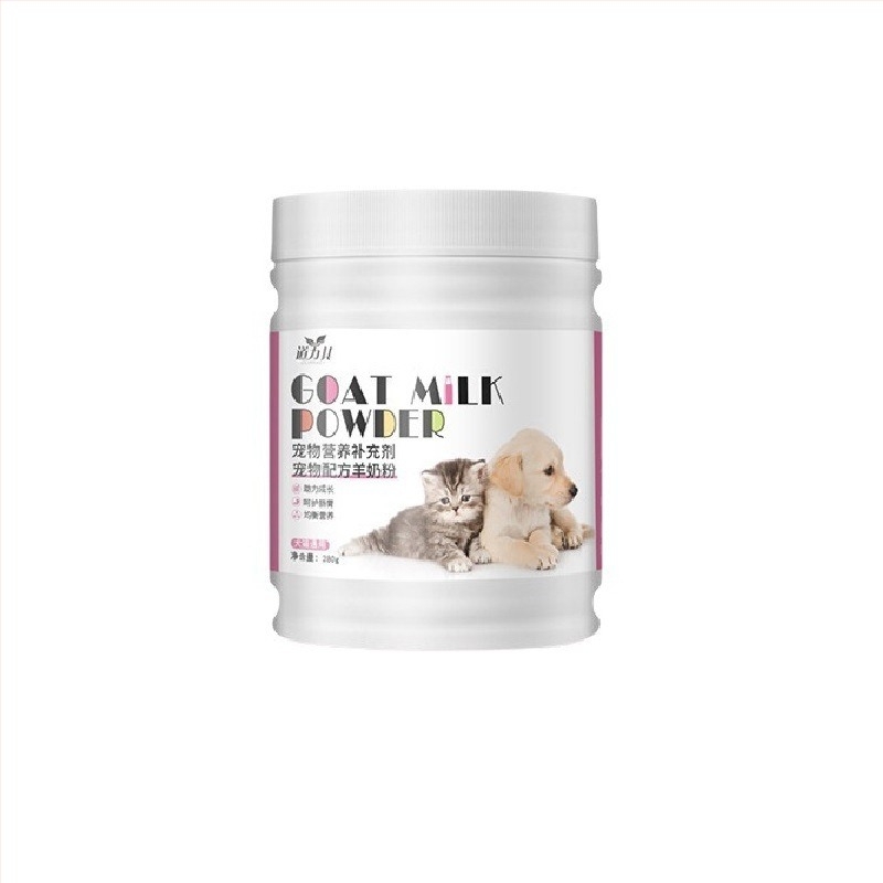 Daoliqi γάλα κατσίκας σε σκόνη για κατοικίδια 280 g — διατροφική συμπλήρωση για σκύλους και γάτες, γενική χρήση, συσκευασία 40 τεμαχίων