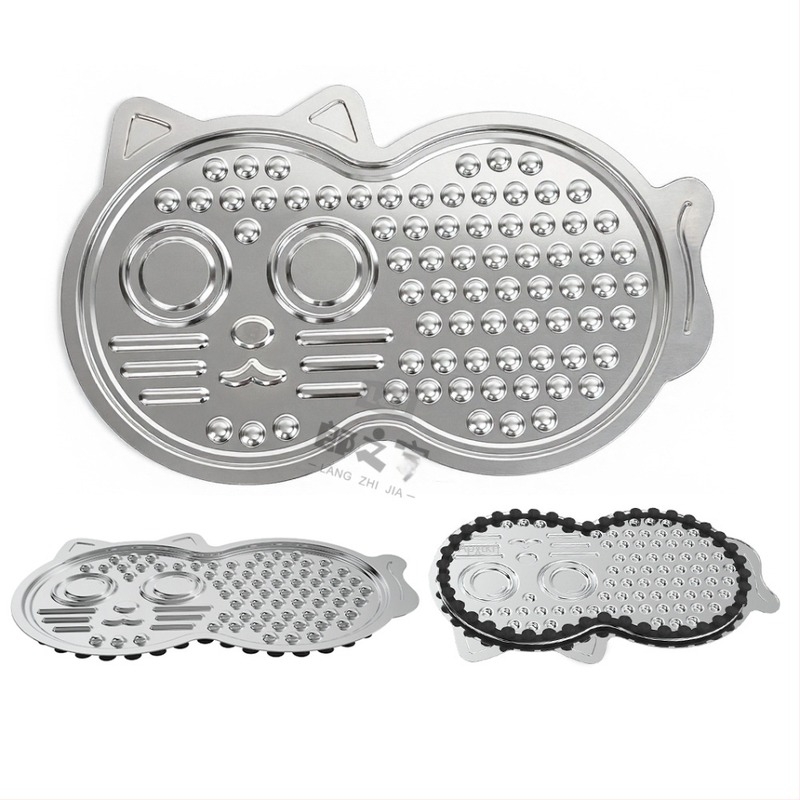 Ανοξείδωτη επιφάνεια γλειψίματος για κατοικίδια, Μάτ αργής σίτισης για γάτες και σκύλους, αντι-πνιγμός, Lang's House μάρκα