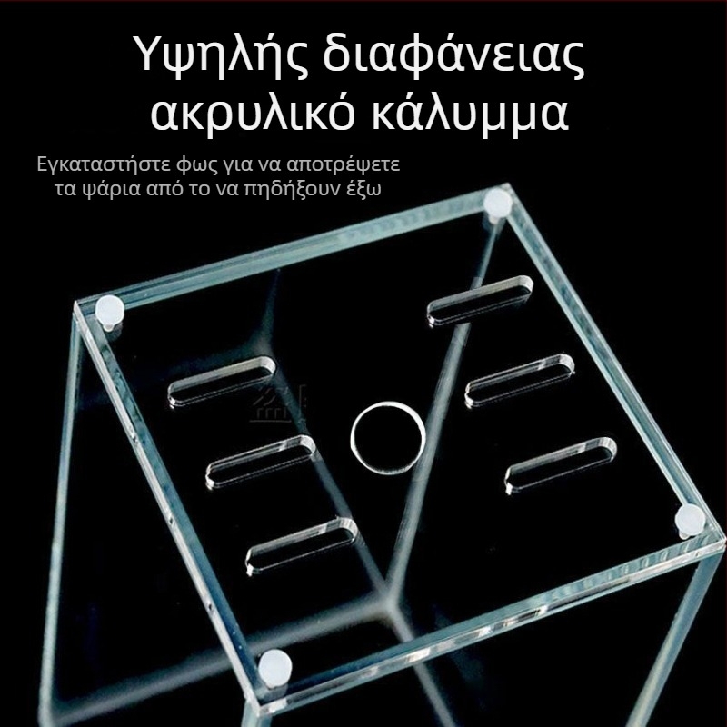Ακρυλικό καπάκι ενυδρείου, μη τοξικό, διαφανές, αναπνεύσιμο, αντι-άλμα, κρυστάλλινο κάλυμμα (Υλικό: Ακρυλικό; Βάρος: 50; Κατηγορία: Εξοπλισμός ενυδρείου)