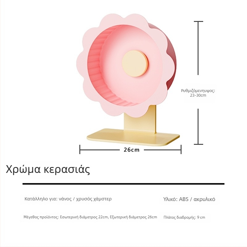 Τροχός τρεξίματος για χάμστερ, πλαστικός, προέλευση Σαντόνγκ, βάρος 1, συσκευασία 10 τεμάχια, μάρκα Demon pet notes