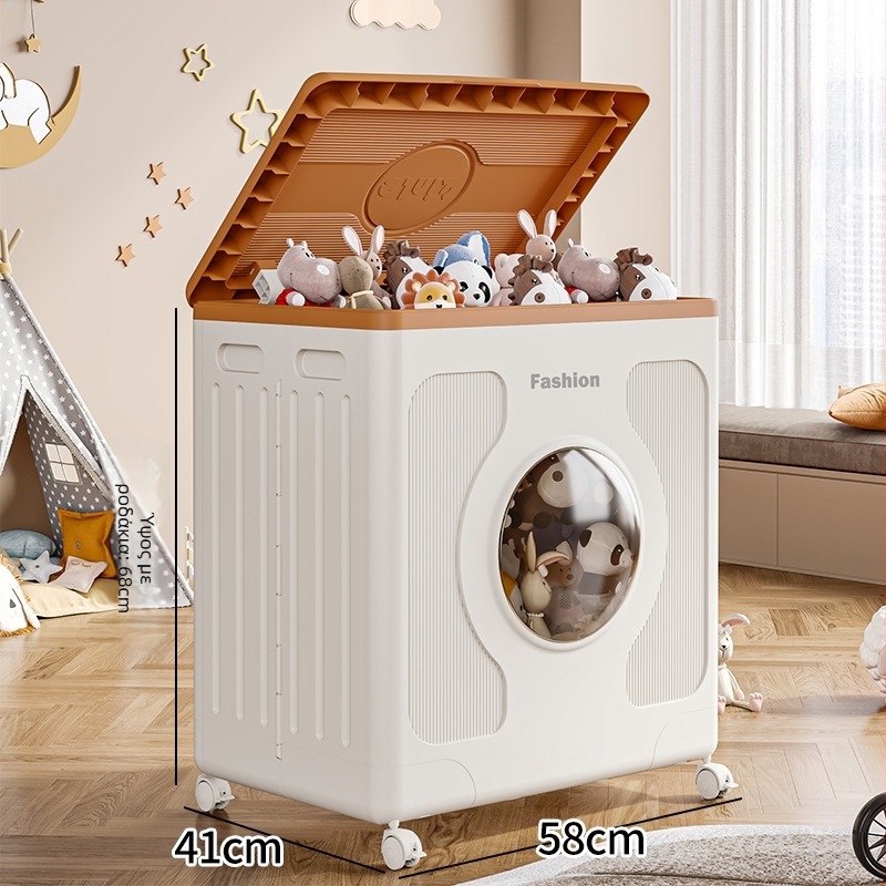 Κουτί αποθήκευσης για ρούχα, με ρόδες και πτυσσόμενο, 150–200 L, ανθεκτικό στη σκόνη και στην υγρασία, πολυλειτουργικό