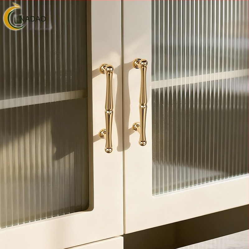 Λαβή πόρτας ντουλάπας και συρταριού – γαλλικού στυλ από μπρούτζο, κατεργασία CNC, μοντέλο 2983, Nado