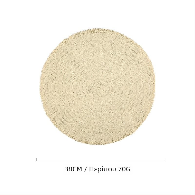 Πλεκτή χαρτονένια τραπεζομαντήλα – οικολογική, θερμομόνωση, αντι-καψίματος, διακοσμητική επιφάνεια; υλικό: χαρτί; μοτίβο: μονόχρωμο; σχήματα: στρογγυλό, τετράγωνο, ακανόνιστο; βιοδιασπώμενο