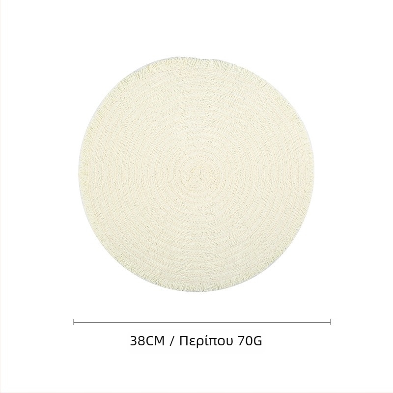 Πλεκτή χαρτονένια τραπεζομαντήλα – οικολογική, θερμομόνωση, αντι-καψίματος, διακοσμητική επιφάνεια; υλικό: χαρτί; μοτίβο: μονόχρωμο; σχήματα: στρογγυλό, τετράγωνο, ακανόνιστο; βιοδιασπώμενο