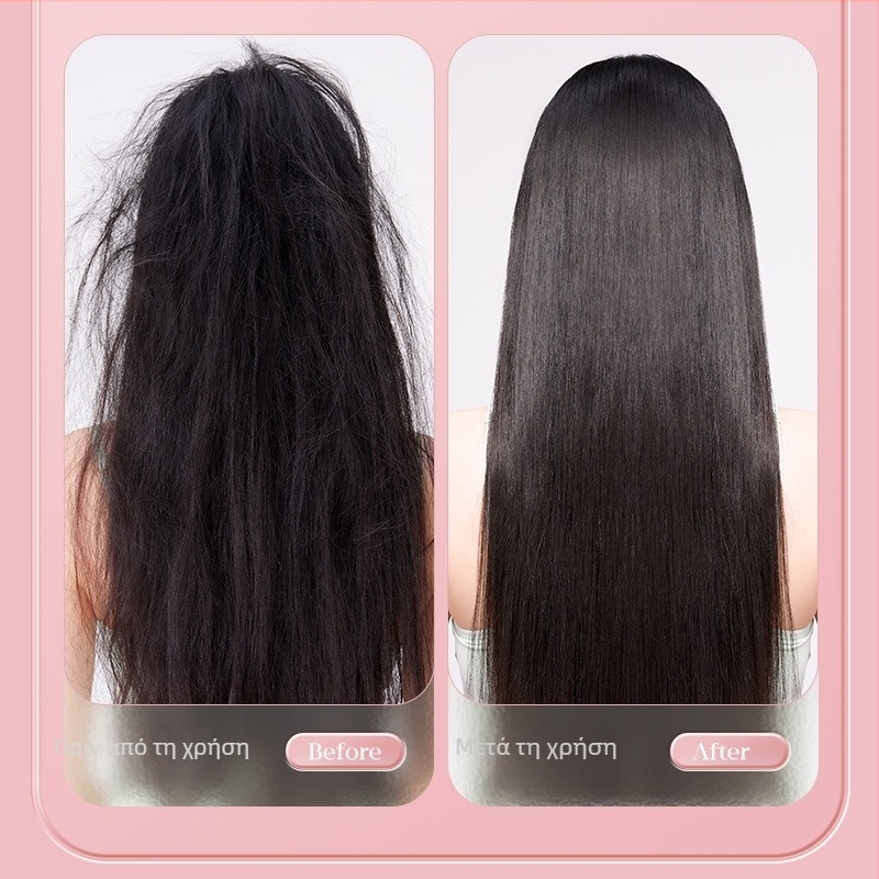 Σίδερο ισιώματος μαλλιών, χωρίς καλώδιο, κεραμική θέρμανση, ρύθμιση θερμοκρασίας επιπέδου 10, κατάλληλο για βρεγμένα και στεγνά μαλλιά, γρήγορο styling σε 1–2 λεπτά