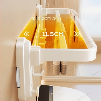 Κρεμάστρα πετσετών με βεντούζα για μπάνιο, τοίχο χωρίς διάτρηση, ABS + ανθρακούχος χάλυβας, 10 kg αντοχή, μονή ράγα, στυλ light luxury