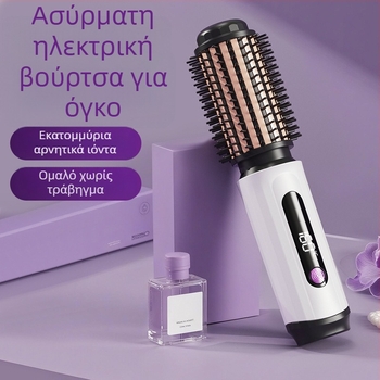 Διπλής λειτουργίας εργαλείο styling μαλλιών για μπούκλες και ισιώματα, με τουρμαλιν-κεραμικό θερμαντικό στοιχείο, διάμετρο θερμαντήρα κάτω από 15 мм, τροφοδοσία AC, φορητό και συμπαγές