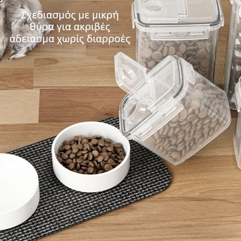 Πλαστικό δοχείο αποθήκευσης τροφών κατοικί­διων, στεγανοποιημένο και ανθεκτικό στην υγρασία, 800–1000 ml, Yanghua