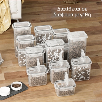 Πλαστικό δοχείο αποθήκευσης τροφών κατοικί­διων, στεγανοποιημένο και ανθεκτικό στην υγρασία, 800–1000 ml, Yanghua