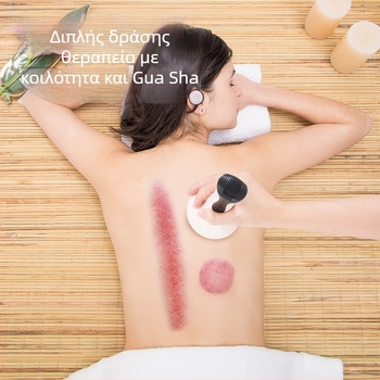 Ηλεκτρική Θερμαινόμενη Βούρτσα Μεσημβρινών για Οικιακή Χρήση, Πολυλειτουργικό Κούπινγκ και Ξύσιμο, Επαναφορτιζόμενη, Ρυθμιζόμενη Θερμοκρασία 36–40°C, Διαρκώς Μεταβαλλόμενη Ταχύτητα, Μοντέλο Bb-005, ABS