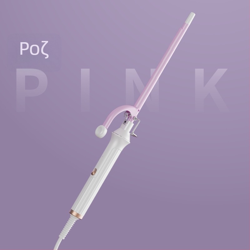 Σίδερο μπούκλων με κεραμικό τουρμαλίνης, διάμετρος κάτω από 15 mm, ενσύρματο AC, 35 W, 110–240 V, 15 ρυθμίσεις θέρμανσης, Create rhyme