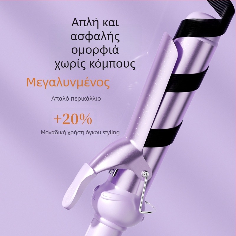 Κύλινδρος μαλλιών για μεγάλες κυματισμούς – εσωτερική/εξωτερική καμπύλη, κεραμική επίστρωση τιτανίου-τουρμαλίνης, 15 επιπέδων θερμοκρασίας, 25W, 220V