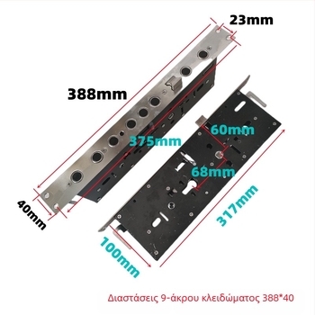 Overlord Lock Body κλειδαριά πόρτας με χειρολαβή από ανοξείδωτο ατσάλι, για πόρτες αντικλοπής, μοντέρνος μινιμαλισμός
