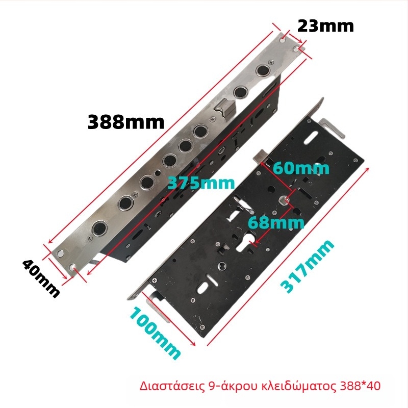 Overlord Lock Body κλειδαριά πόρτας με χειρολαβή από ανοξείδωτο ατσάλι, για πόρτες αντικλοπής, μοντέρνος μινιμαλισμός
