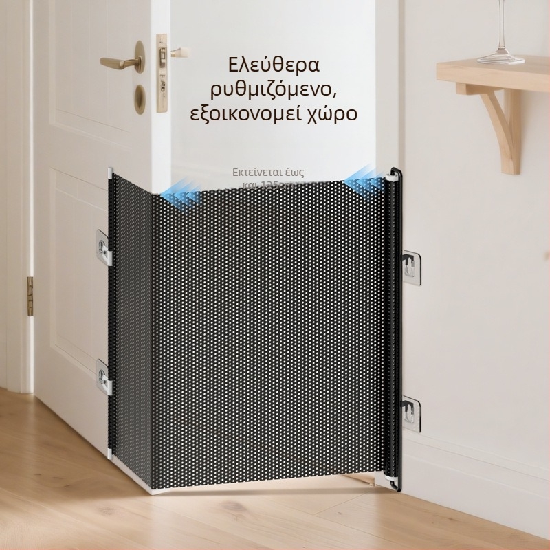 Jun Chang PVC Εκτεινόμενος φράκτης για κατοικίδια L3939 — φράγμα αποφυγής διαφυγής γάτας, πόρτα εισόδου/εξόδου