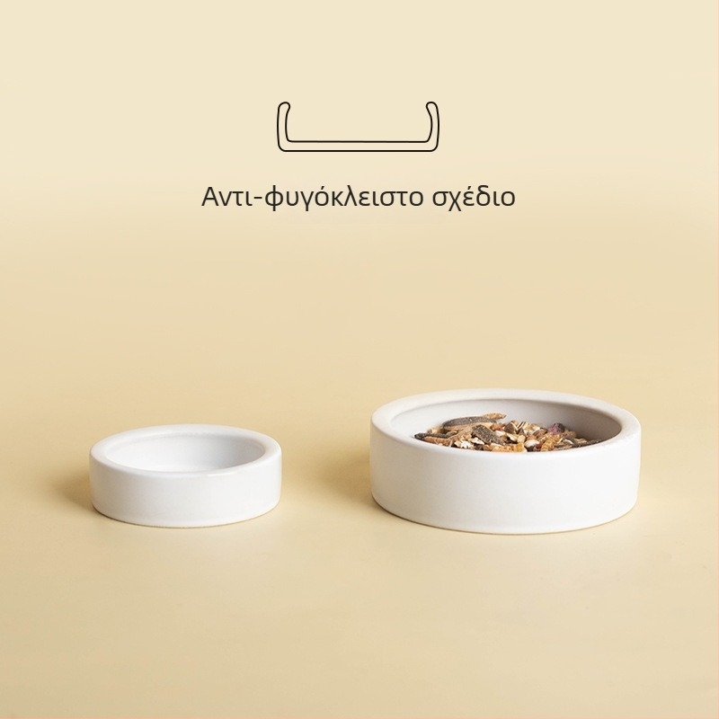 Κεραμικό μπολ τροφής σαύρας με σχέδιο κατά της διαφυγής, στρογγυλό μπολ με ψηλό χείλος, προέλευση Τσάοζου Γκουανγκντούν