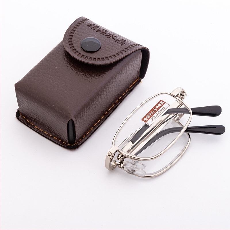 Cady γυαλιά ανάγνωσης με φακούς από ρητίνη, αντιραδιενέργειας, μεταλλικός πλήρης σκελετός