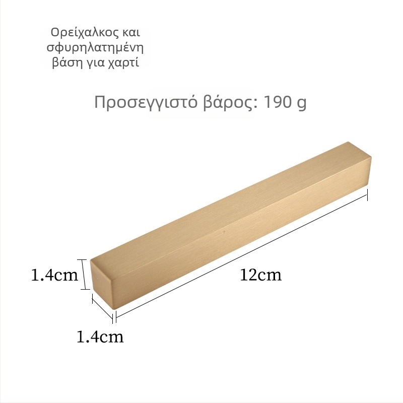 Copper Shantang χαλκού Paperweight και θήκη για πινέλα καλλιγραφίας, διακοσμητικό γραφείου, Μοντέλο: Paperweight