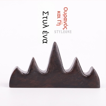 Ξύλινος στηριγμός για πένες και πινέλα, μοντέλο Five Finger Mountain, κωδικός 521, αξεσουάρ καλλιγραφίας, δυνατότητα προσαρμογής