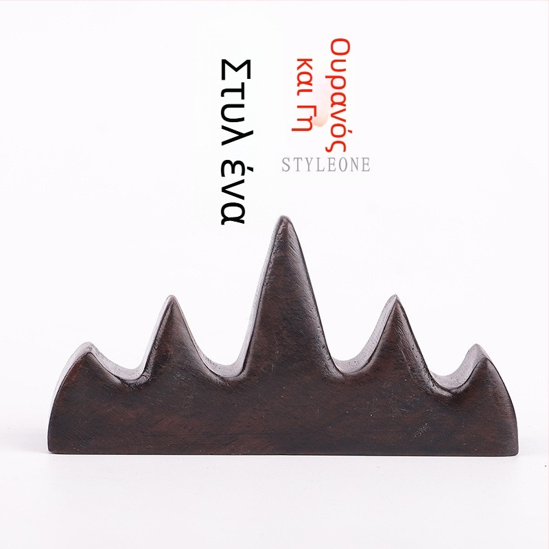 Ξύλινος στηριγμός για πένες και πινέλα, μοντέλο Five Finger Mountain, κωδικός 521, αξεσουάρ καλλιγραφίας, δυνατότητα προσαρμογής