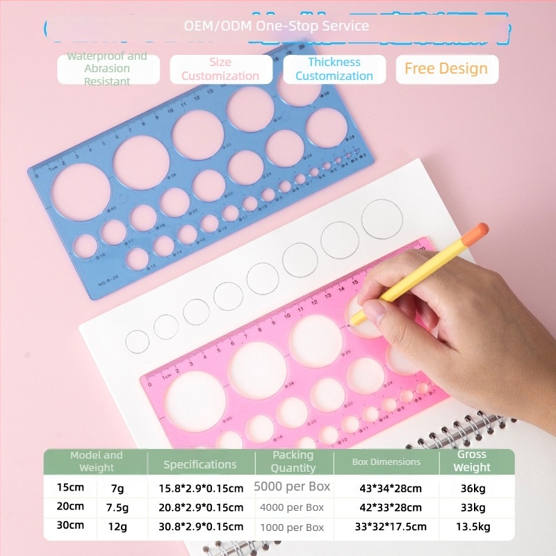 Jintao Wanhua κανόνας, πλαστικός, 245 g, εκατομετρικό γεωμετρικό εργαλείο σχεδίασης