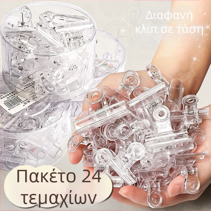 Li cao LC5242A Διαφανές ακρυλικό κλιπ για planner και εισιτήρια