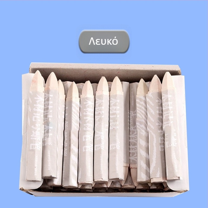 Μάρλεϊ ξύλινος μαρκαδόρος Crayons για σχέδιο, αδιάβροχος, διαγράφεται