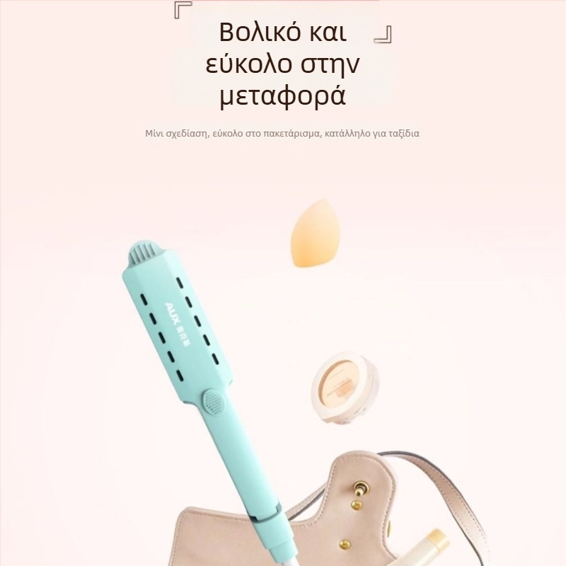 AUX/OX δύο σε ένα εργαλείο μαλλιών: ισιωτήρας και εργαλείο μπούκλα με πλάκες τουρμαλιν-κεραμικές, διάμετρος αγωγού θέρμανσης πάνω από 31 mm, 220 V, 73 W, ενσύρματο