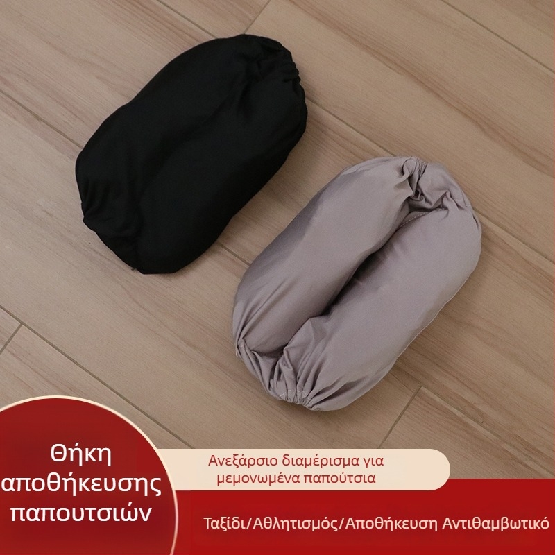 Θήκες προστασίας παπουτσιών και σακούλα σκονών, αίσθηση γάλακτος μεταξιού, υπερ-μαλακός πολυεστέρας, μοντέρνος μινιμαλιστικός στυλ, σετ 500 τεμαχίων για ταξίδια, κατάλληλο για αθλητικά και δερμάτινα παπούτσια