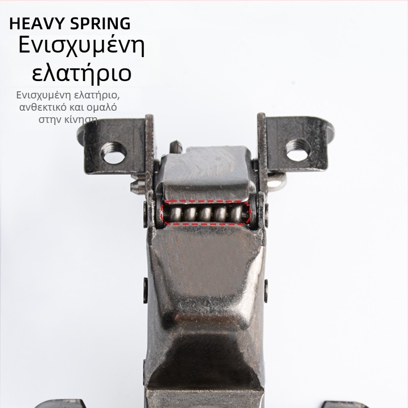 Μεντεσές πόρτας με αλουμινένιο πλαίσιο – πολλαπλών γωνιών 30°/45°, υδραυλικός αποσβεστήρας, για γυάλινες πόρτες