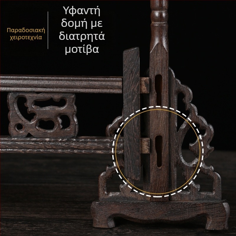 Ξύλινο στηρίγμα για καλλιγραφία με κεφαλή δράκου, 12/14/16‑pin, Σετ Τεσσάρων Θησαυρών Μελέτης, Διαθέσιμος για παραμετροποίηση