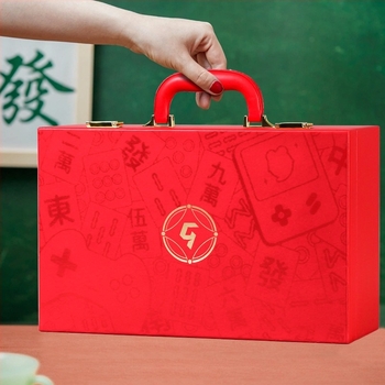 Κουτί αποθήκευσης από PU δέρμα για μάρκες και επιτραπέζια παιχνίδια, προσαρμοσμένη συσκευασία δώρου, μοντέλο 001, Sitong