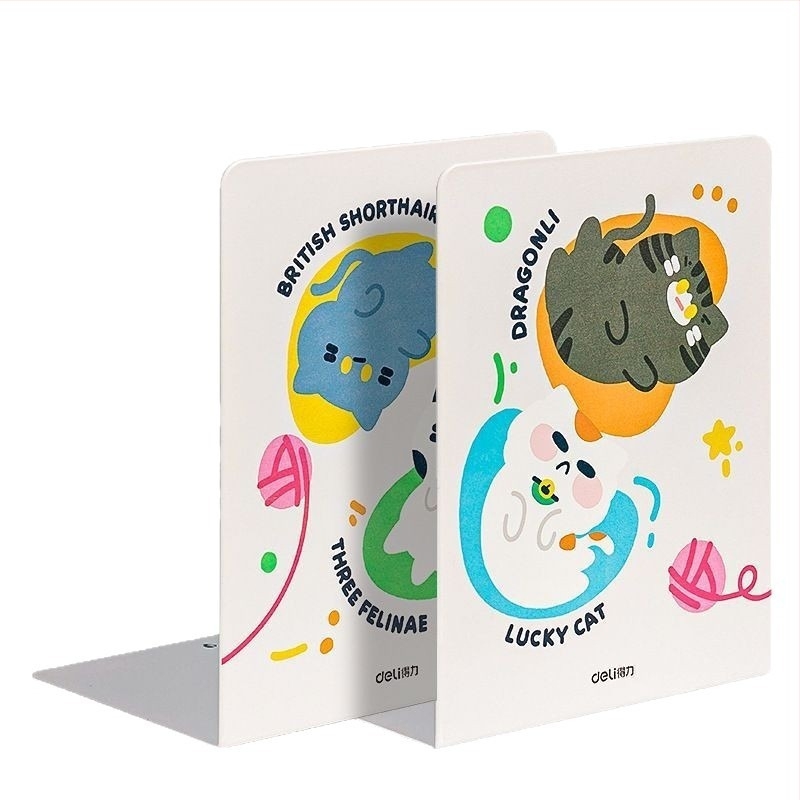 Deli Tb650 Μεταλλικός βιβλιοστάτης για γραφείο