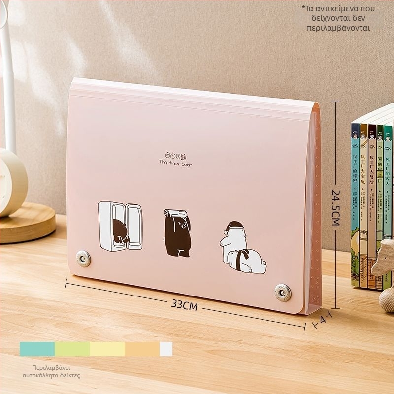 Διαφανές PP άλμπουμ για αποθήκευση εγγράφων και βραβείων, μοντέλο SD-N325, 13 σελίδες, τυπωμένο λογότυπο, δυνατότητα προσαρμογής