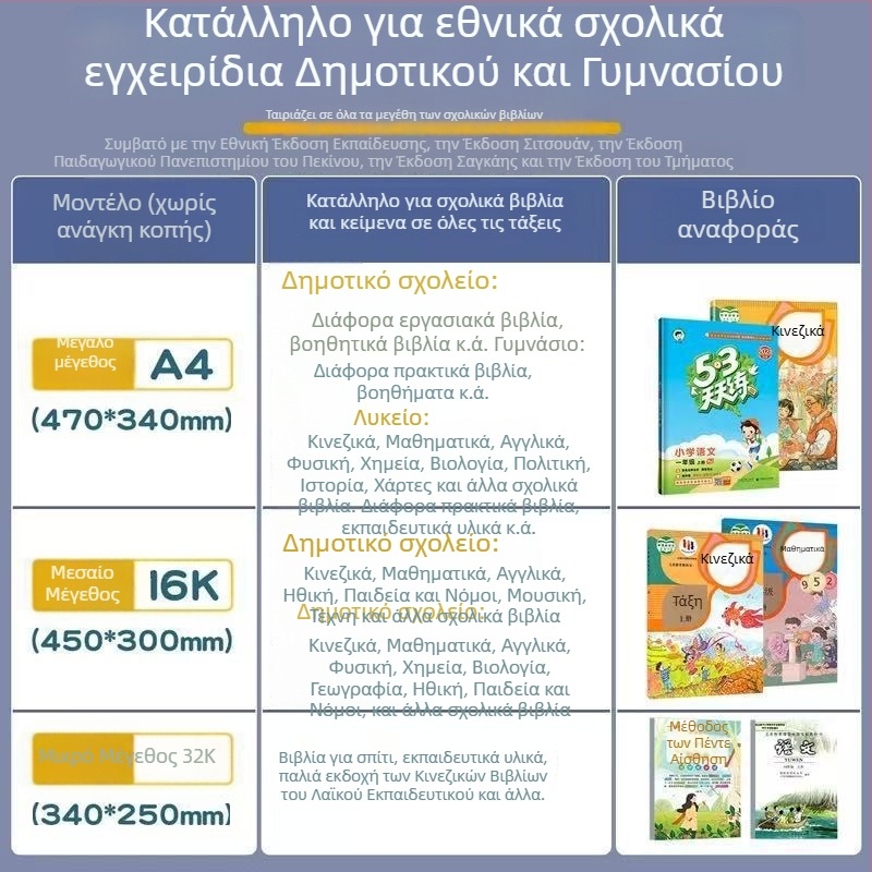 Διαφανές αυτοκόλλητο φιλμ για βιβλιοδεσία με αντιολισθητική προστασία, μάρκα M&G Morning Light