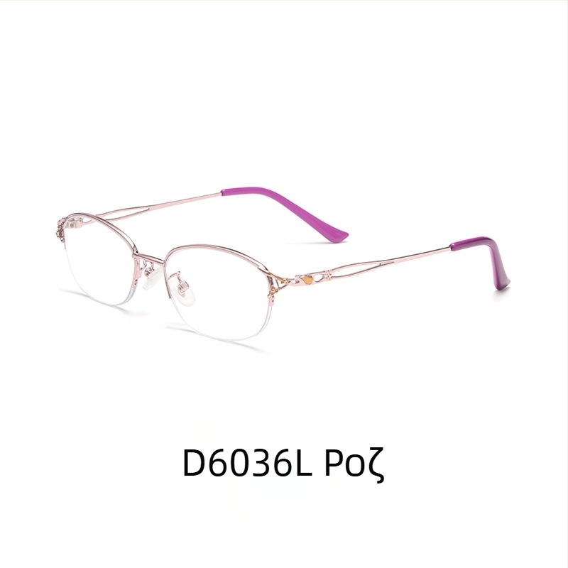 Γυαλιά ανάγνωσης με υπερ-ελαφρύ κράμα και ημι-περίγραμμα, φακοί AC, προστασία κατά του μπλε φωτός και αντίσταση σε ακτινοβολία.