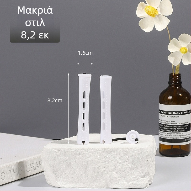 Κυλινδρικό σετ εργαλείων μπούκλας με περμ μπαρ, καλυμμένο ελαστικό λουράκι, PP υλικό, μάρκα Han Rong