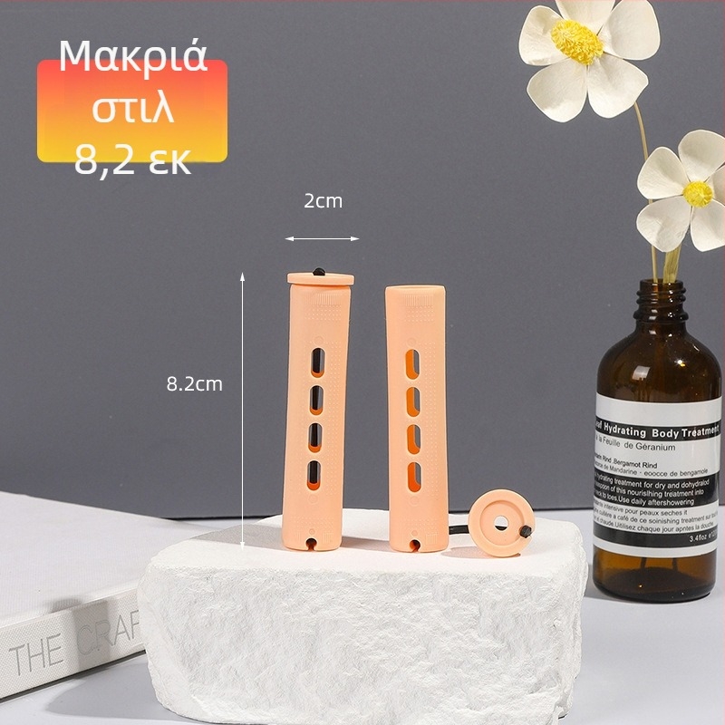 Κυλινδρικό σετ εργαλείων μπούκλας με περμ μπαρ, καλυμμένο ελαστικό λουράκι, PP υλικό, μάρκα Han Rong