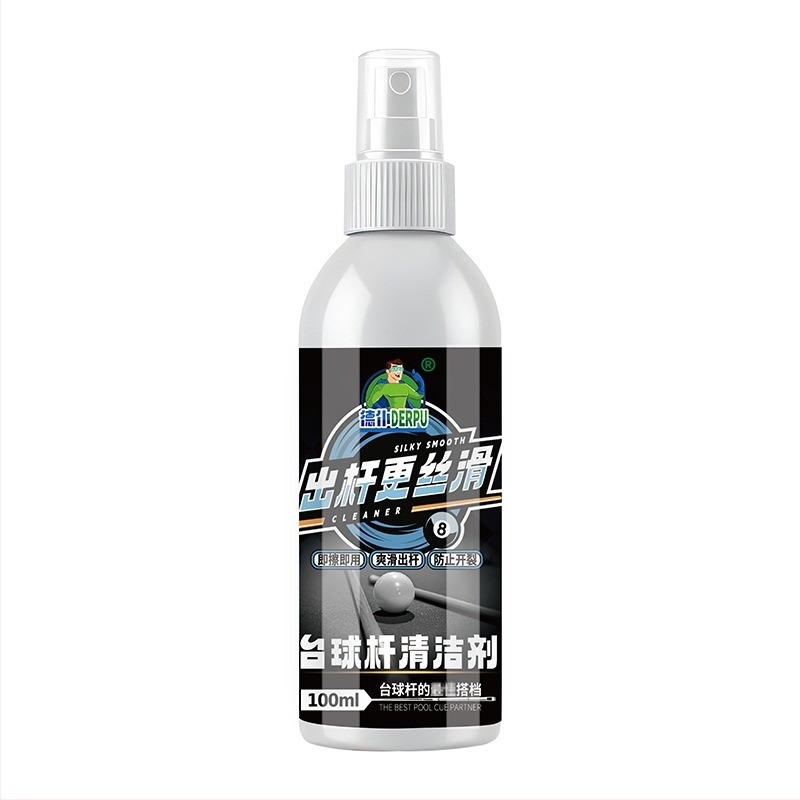 Καθαριστικό για μπαστούνι μπιλιάρδου με ουδέτερη φόρμουλα, γρήγορη δράση 10 δευτερολέπτων, φιάλη 260 ml, 0,15 kg, 48 φιάλες ανά χαρτοκιβώτιο