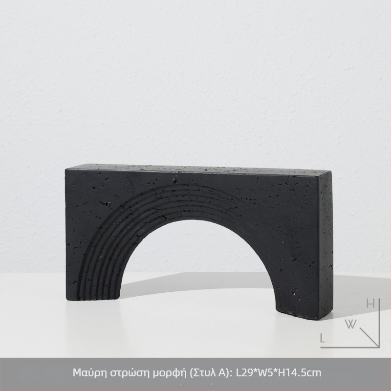 Γεωμετρικά στηρίγματα για βιβλία από ρητίνη για το σαλόνι – μοντέρνος μινιμαλισμός, υλικό: πλαστικό/ρητίνη, μάρκα From the South