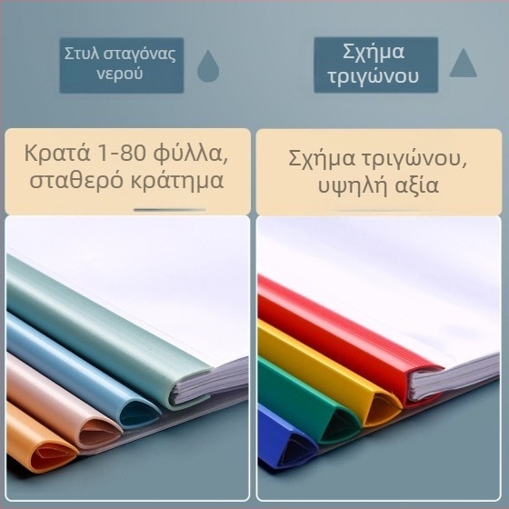 Πλαστικό αδιάβροχο παχυσμένο κάλυμμα βιβλίου για αποθήκευση γραπτών μαθητών