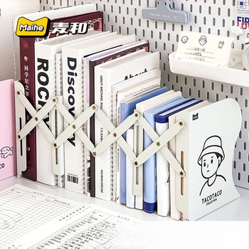 Μεταλλική επεκτειόμενη βάση βιβλίων για γραφείο – Maihe MHDS5054, οργάνωση γραφείου και αποθήκευση βιβλίων